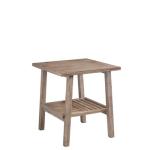 Wire Brushed Natural Accent Table