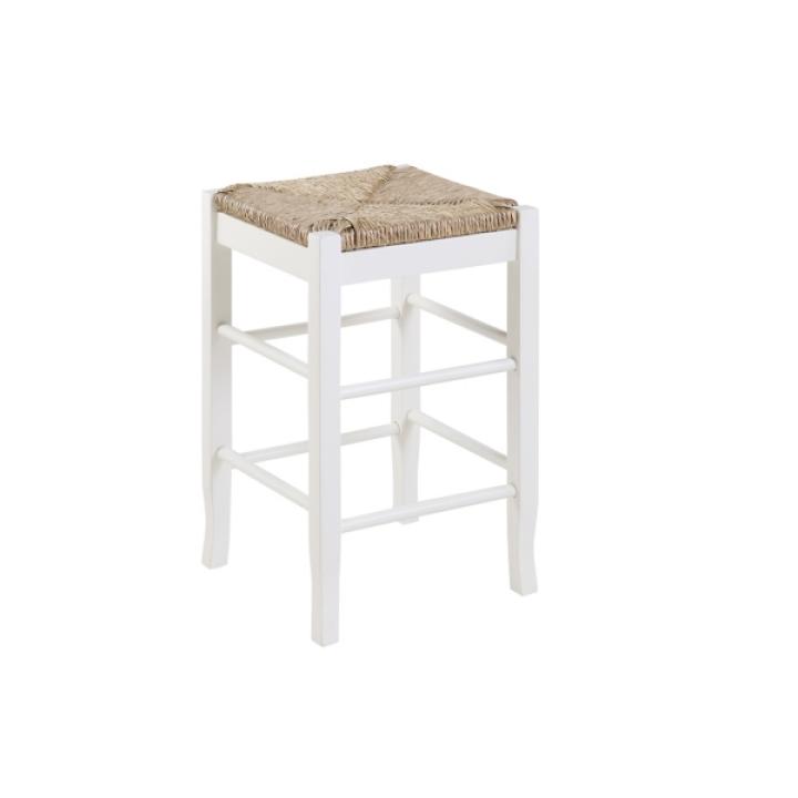 Cream Handwoven Counter Stool