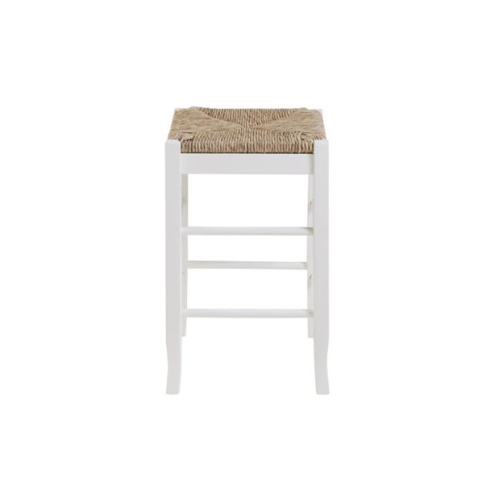 Cream Handwoven Counter Stool