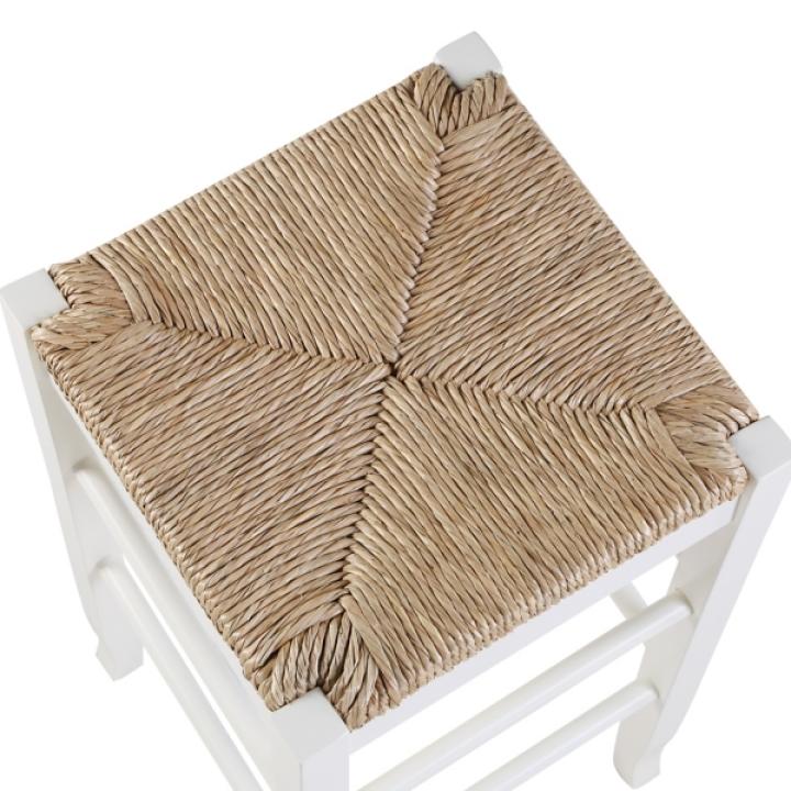 Cream Handwoven Counter Stool