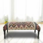 Multicolor Southwestern Geometric Bench