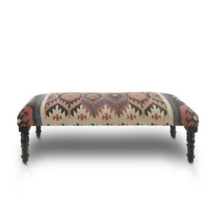 Multicolor Southwestern Geometric Bench