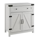 White Barnwood Style Wooden Cabinet