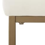 Marley Cream and Gold Counter Stools, Set of 2