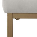 Marley Gray and Gold Counter Stools, Set of 2