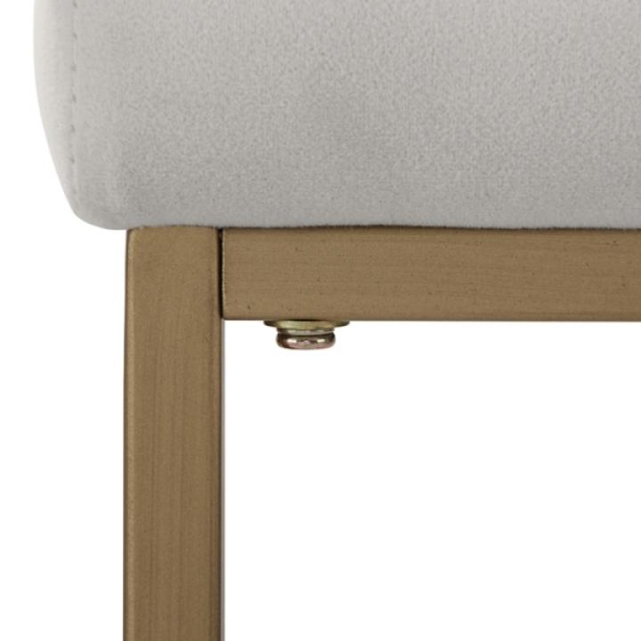 Marley Gray and Gold Counter Stools, Set of 2