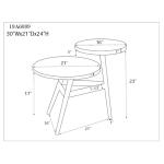 Industrial Two-Tiered Gunmetal Accent Table