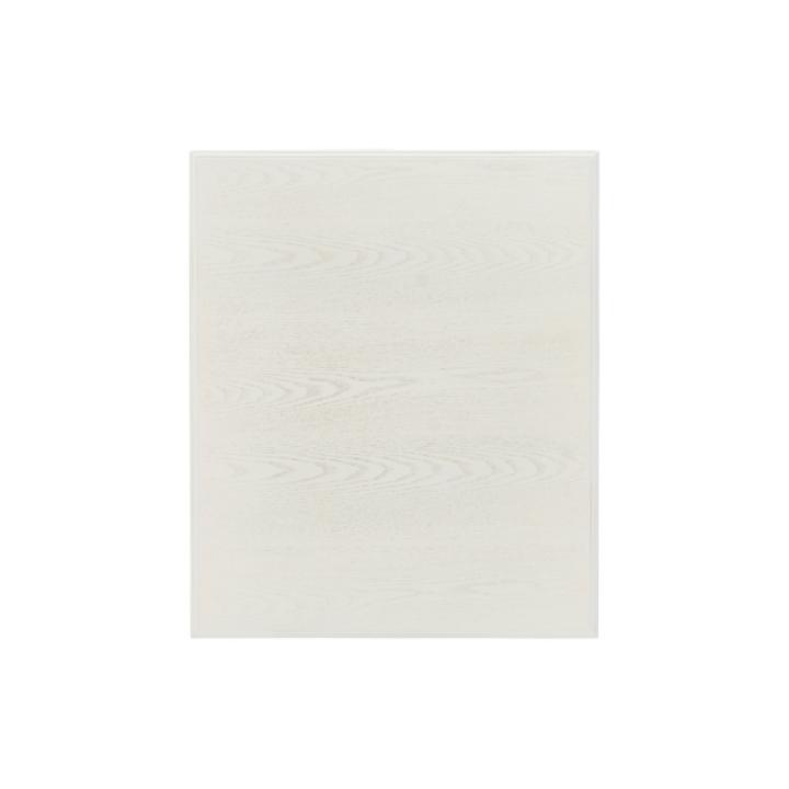 Rustic White Turned Legs Accent Table