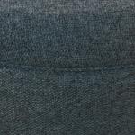 Navy Upholstered Round Storage Ottoman