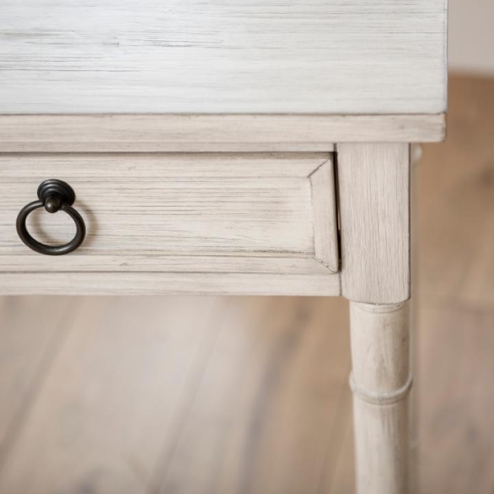 Casey Cream 3-Drawer Console Table
