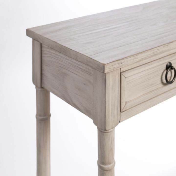 Casey Cream 3-Drawer Console Table