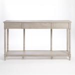 Casey Cream 3-Drawer Console Table