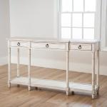 Casey Cream 3-Drawer Console Table