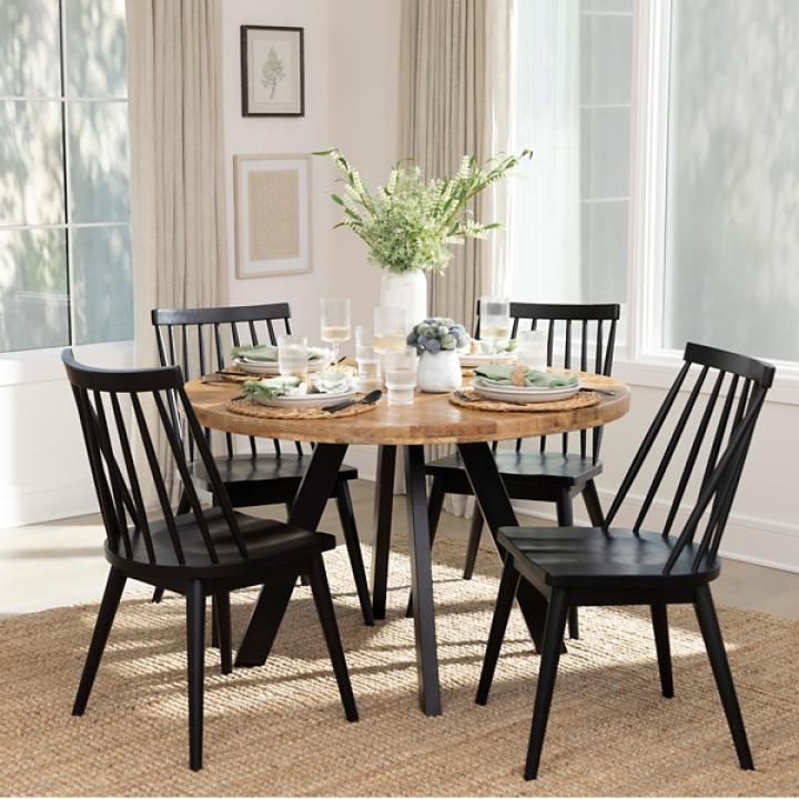 Black Windsor Dining Chair