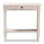 Arielle Whitewash Farmhouse Console Table