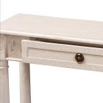 Arielle Whitewash Farmhouse Console Table