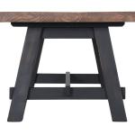 Natural Wood Sawhorse Coffee Table, 42x24 in.