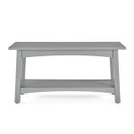 Dove Gray Rustic Farmhouse Wood Bench