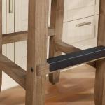 Twisted Seagrass and Wood Counter Stools, Set of 2