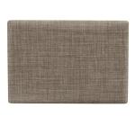 Walnut Wood Counter Stool with Gray Cushion