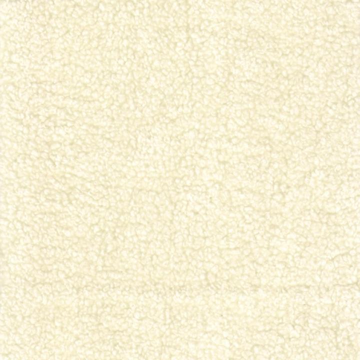 Cream Sherpa and Wood Storage Bench