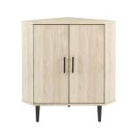 Birch Wood Finish Corner Cabinet