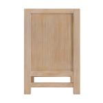 Natural Wood Grain Open Storage Nightstand
