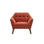 Spice Button Tufted Accent Chair