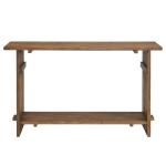Natural Acacia Wood Farmhouse Console
