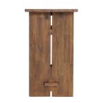 Natural Acacia Wood Farmhouse Console