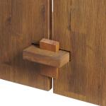 Natural Acacia Wood Farmhouse Console