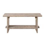 Natural Rustic Whitewashed Mango Wood Bench