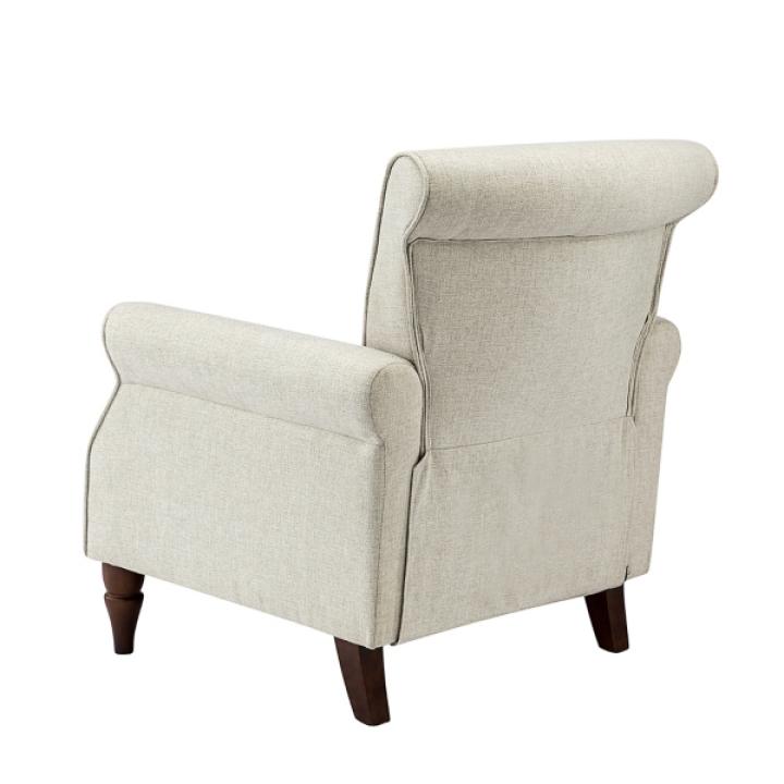Light Gray Miriam Nailhead Trim Armchair