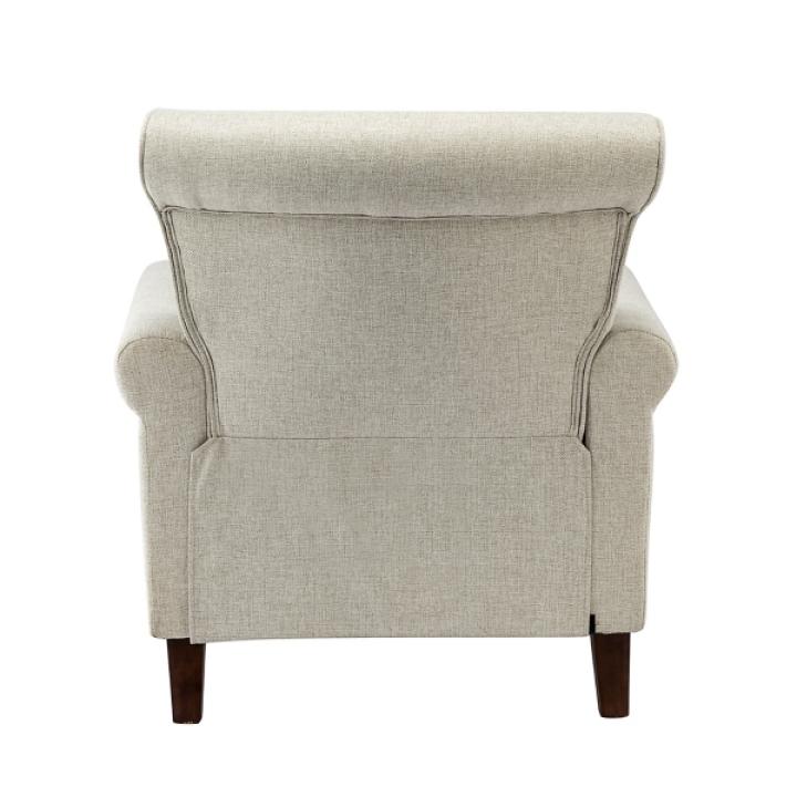 Light Gray Miriam Nailhead Trim Armchair
