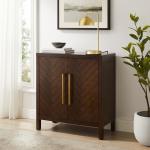 Mocha Mod Herringbone Cabinet