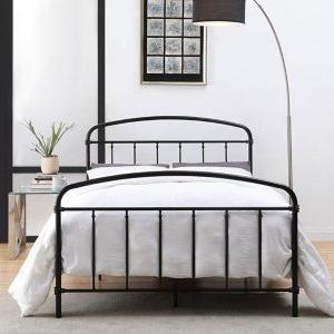 Midnight Vintage Arch Full Bed Frame