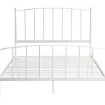 Daisy White Modern Arch Queen Bed Frame
