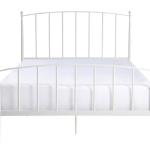 Daisy White Modern Arch Queen Bed Frame