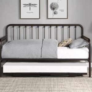 Bronze Spindleback Metal Trundle Daybed