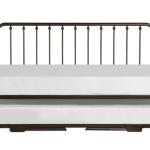 Bronze Spindleback Metal Trundle Daybed
