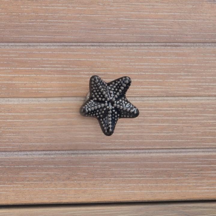 Natural Wood Coastal Compact Accent Table