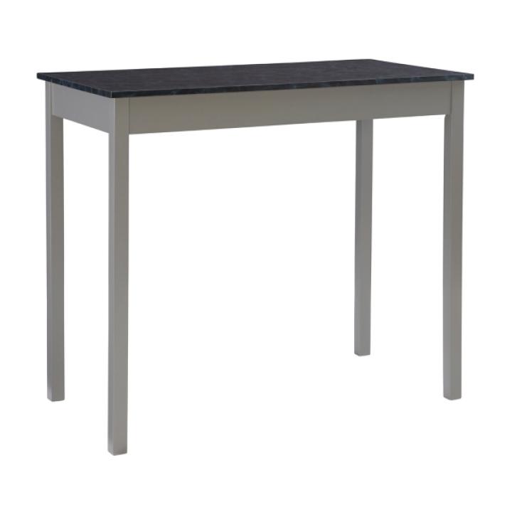 Gray and Black 3-pc. Stool and Table Set
