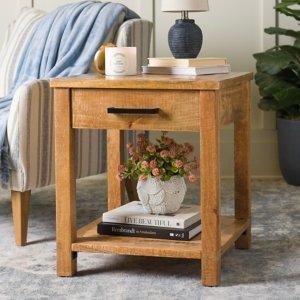Easton Mango Wood Side Table