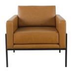 Carmel Vegan Leather Club Accent Chair