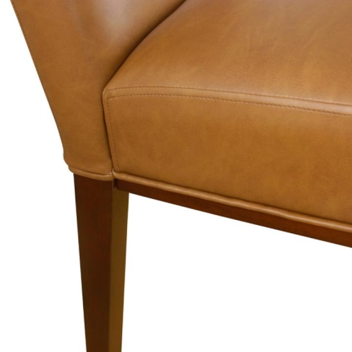 Blair Carmel Leather Dining Chair