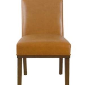 Blair Carmel Leather Dining Chair