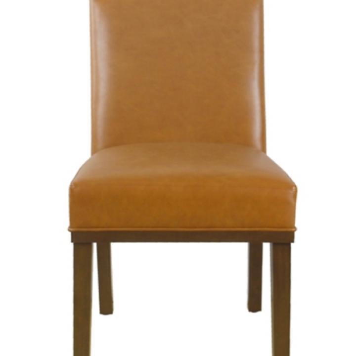 Blair Carmel Leather Dining Chair