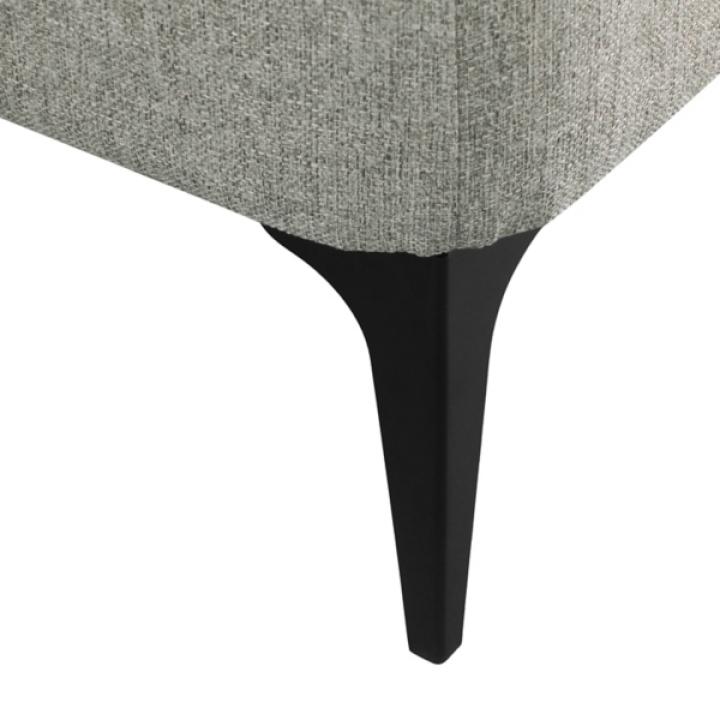 Ricardo Gray Woven Storage Bench