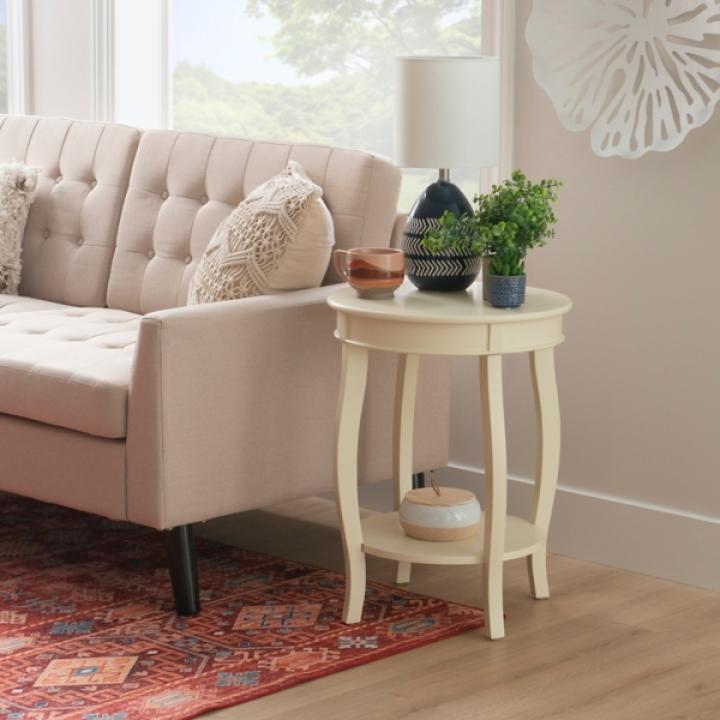 Merryweather Off White Accent Table