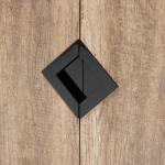 Rustic Oak Open Shoe Storage Cabinet